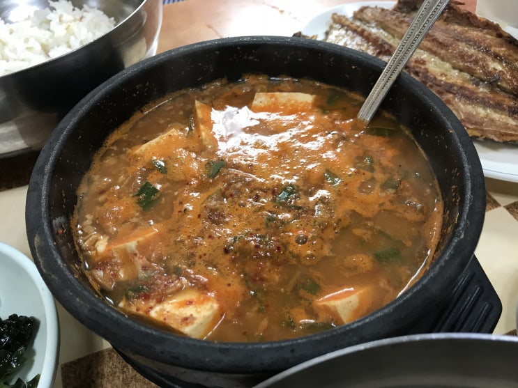 부산서면 2번가의 숨겨진 맛집, 제일식당에서 청국장을 털어봤습니다.