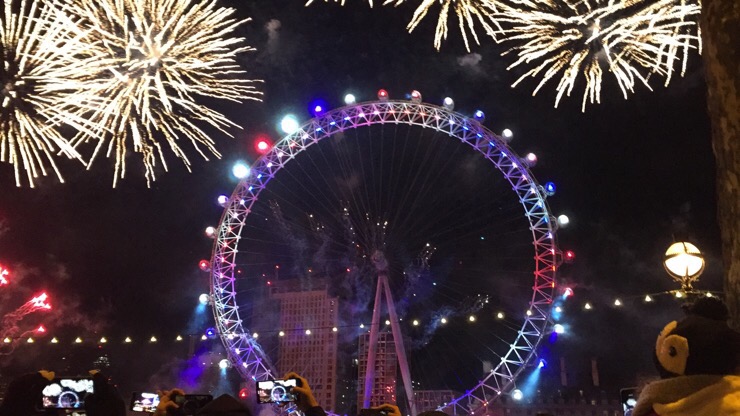 영국 워홀 689. London New Year’s eve fireworks 2017(런던 새해 불꽃놀이 티켓 사는 법/런던 불꽃놀이 후기)