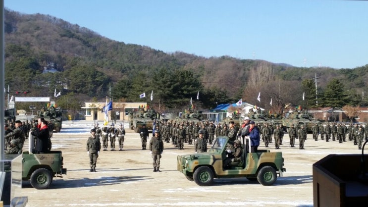 기갑여단 101기보대대(진호대대) 창설 70주년 기념식