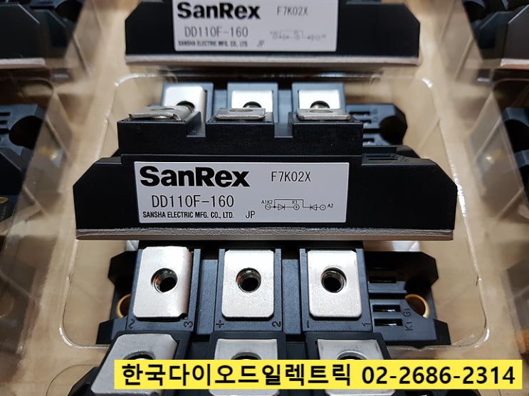 [판매중] DD110F160 / DD110F-160 / 일본 SANREX 산렉스 다이오드모듈