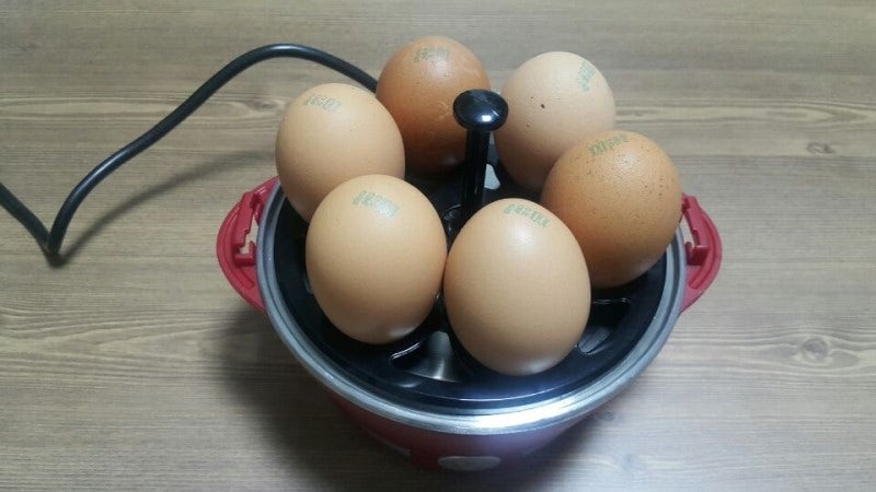 계란찜기 BSW계란찜기를 이용하여 계란 삶기