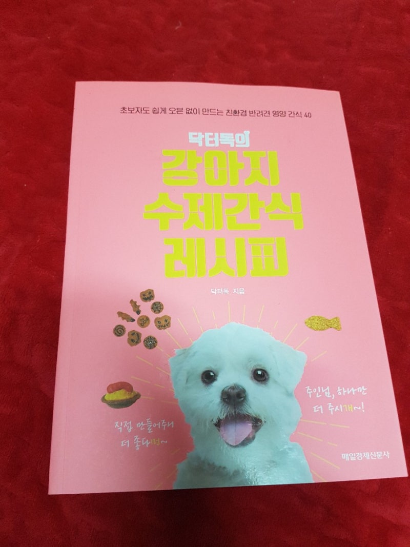 [애견서적]닥터독의 강아지 수제간식 레시피