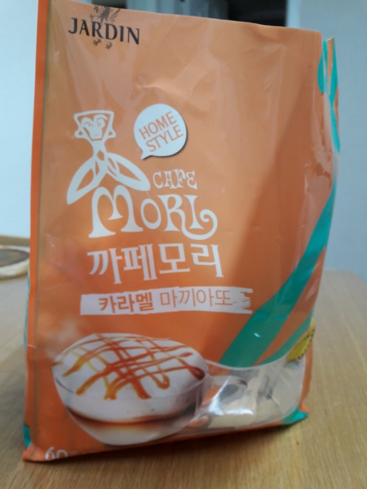  쟈뎅 홈스타일 카페모리 카라멜마끼아또 달달구리커피~