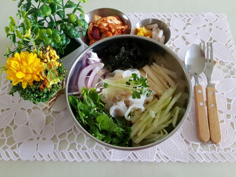회덮밥 한치회덮밥 만들기 : 네이버 블로그