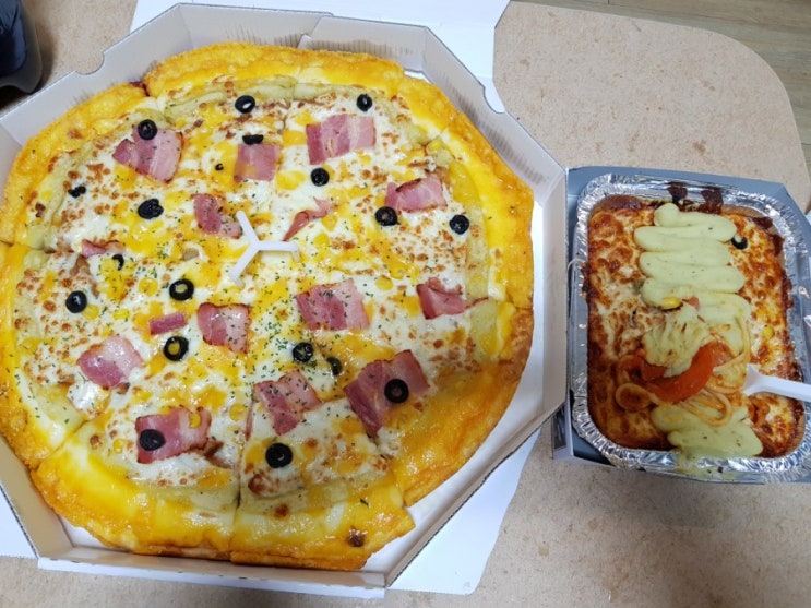  [송탄 맛집] 반올림피자샵 치즈후라이,고구마오븐스파게티 세트 배달,메뉴 추천,가격 정보