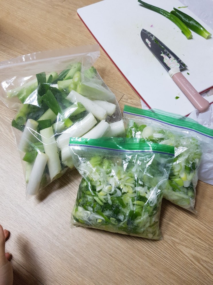  야채 보관팁!!!(대파)