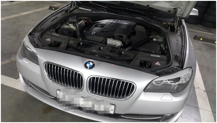 BMW528i 계기판 엔진경고등점등 최대구동출력을 사용할수없습니다.