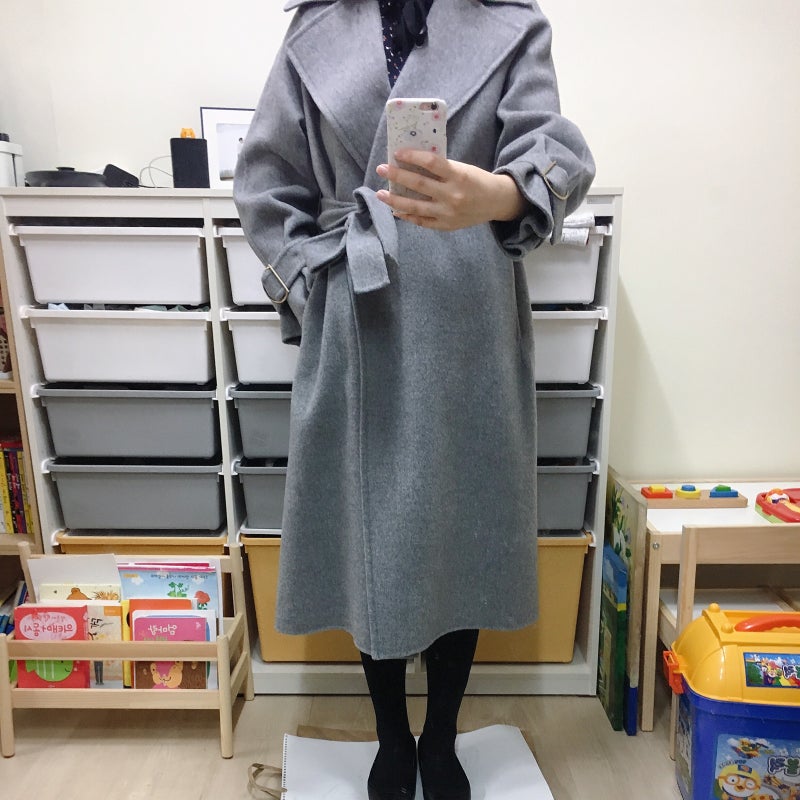쥬크 핸드메이드 코트, 디링벨트코트 그레이 득템