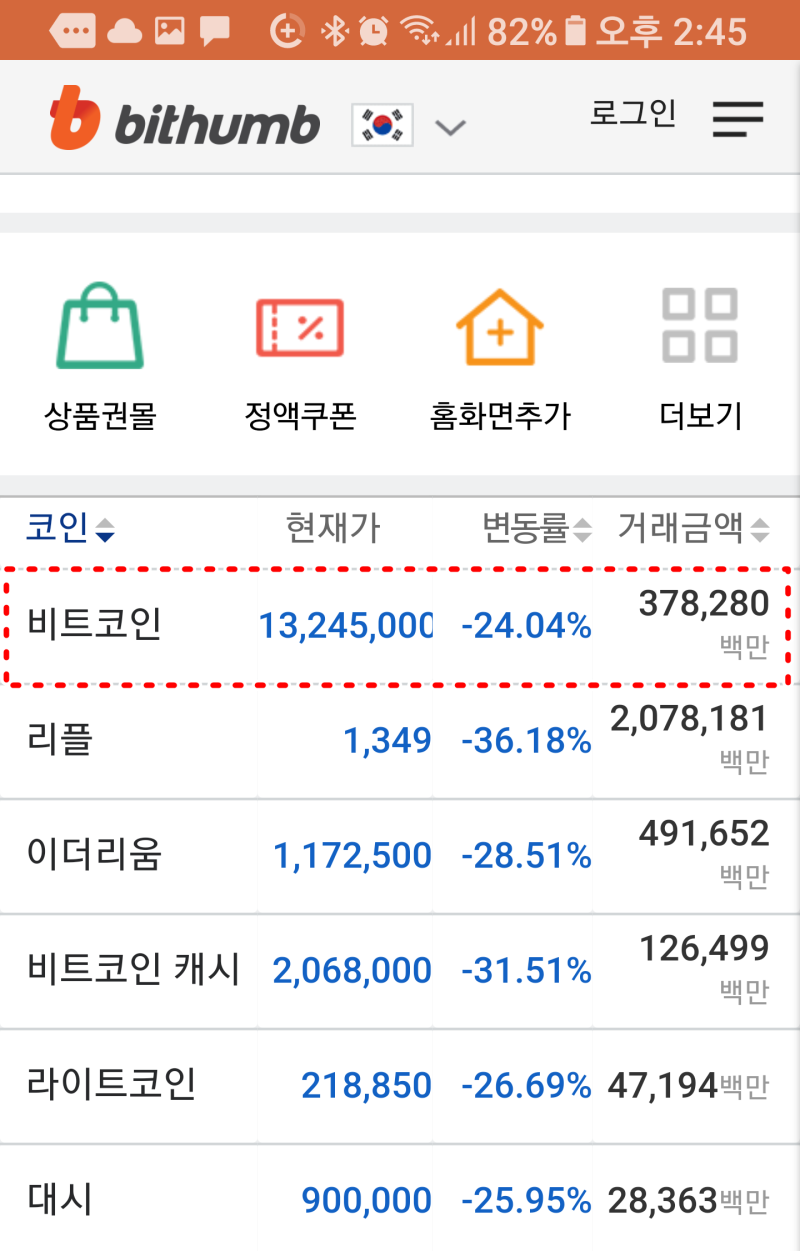 비트코인가격 폭락! : 네이버 블로그