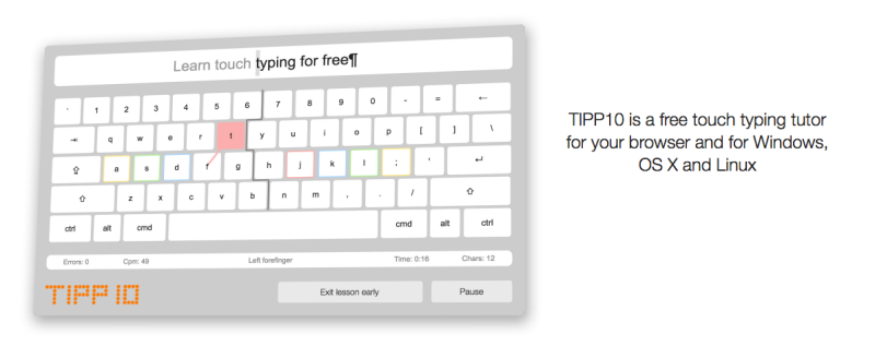 영문타자 연습 프로그램 - TIPP10 : 네이버 블로그