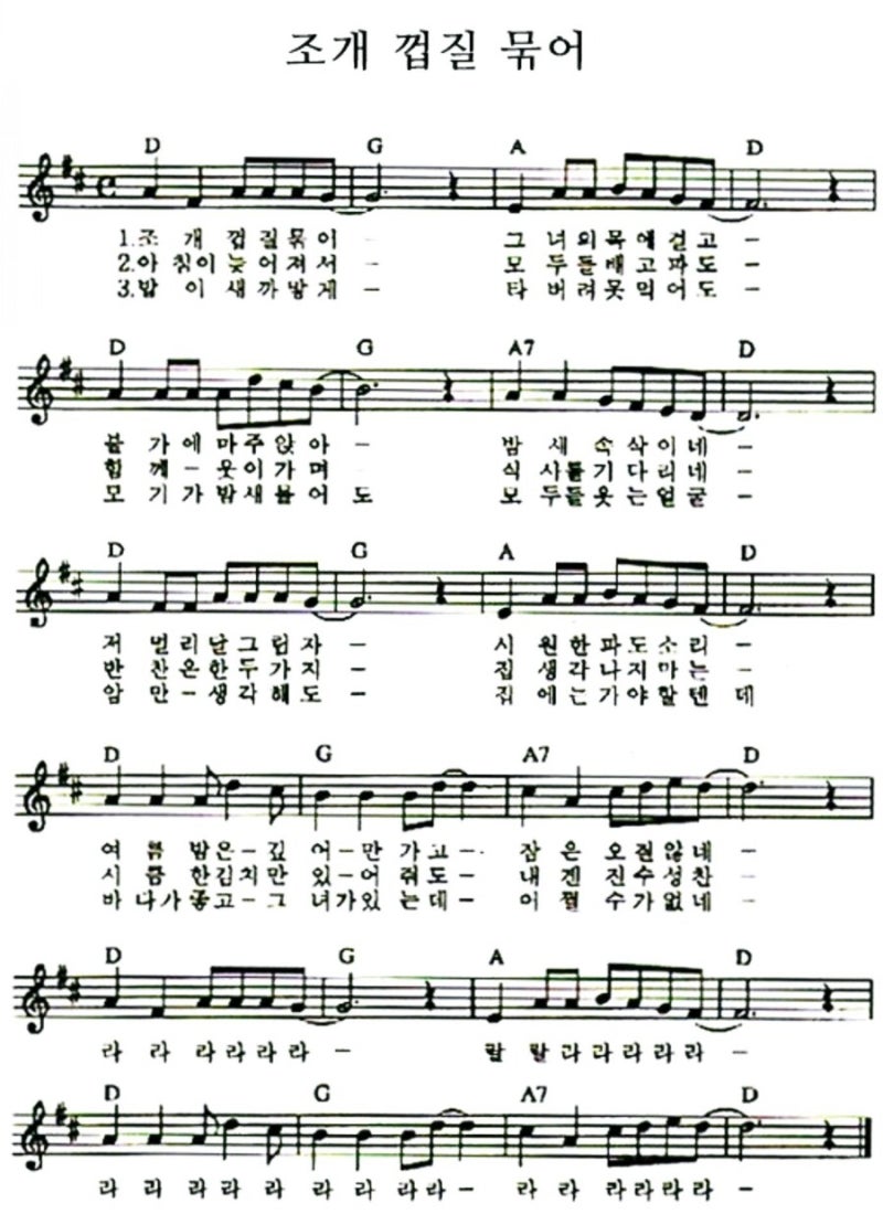 초보기타여행] 칼립소주법 연습곡(펠리스나비다 조개껍질묶어 마지막날에) : 네이버 블로그, image size:800x1100