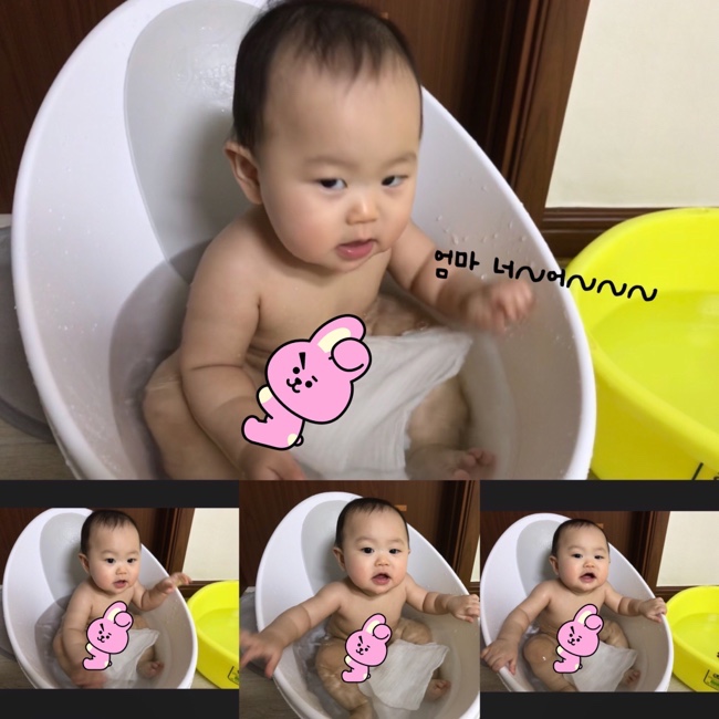  생후 230일 오랜만에 잠투정 고래고래/닭고기비트미음3일차