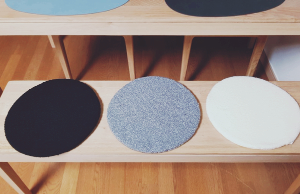 이케아 원형방석 bertil 저렴하고 들뜨지 않아서 벤치용 쿠션으로 good~