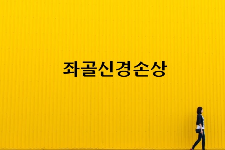  좌골신경손상 중증(50%)후유장해 해당되나?