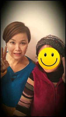 배우 강문영, 핸드볼 임오경씨와 함께