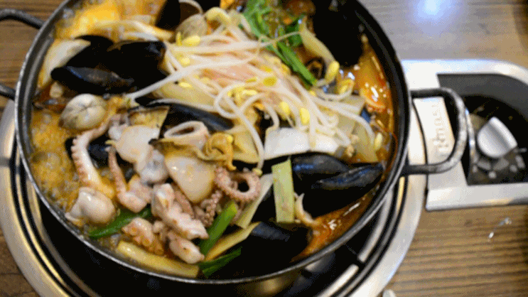  원종동맛집 해를품은짬뽕에서 끓여 먹는 전골 짬뽕 먹고 왔어요