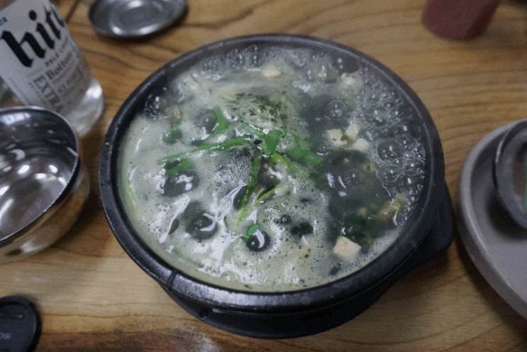  수내역 맛집, 점심에 매생이 굴국밥, 각종 비빔밥 - 통영별미