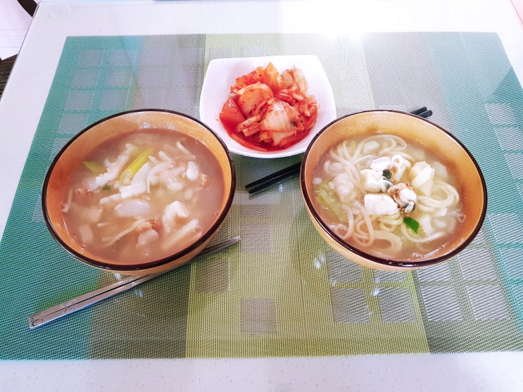  양평 산사랑펜션 쉼터지기 요리가 좋다 가리비 칼제비