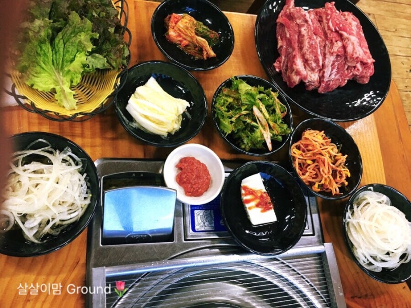 안성 맛집 비봉산 화로구이 양념 소갈비살