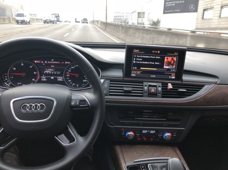  그랜져iG 2.4 하이브리드 사고대차 → Audi A6 35Tdi 수입차사고대차