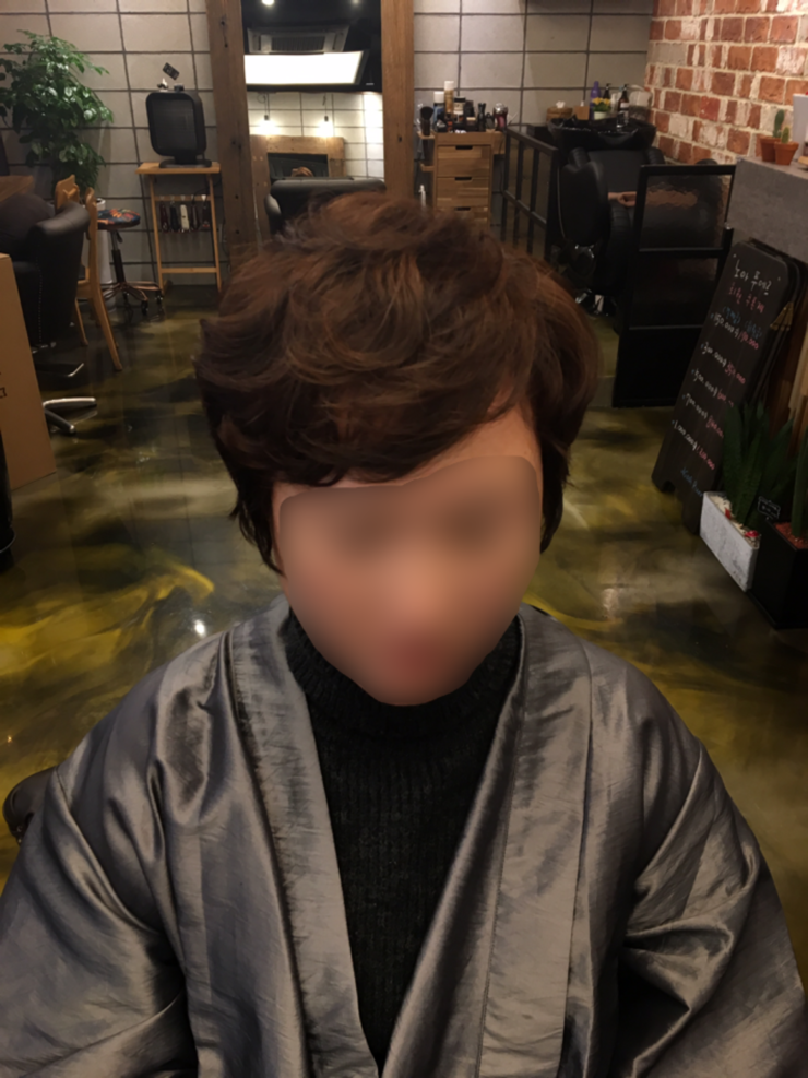  숏컷 볼륨펌/진재영 베이비펌