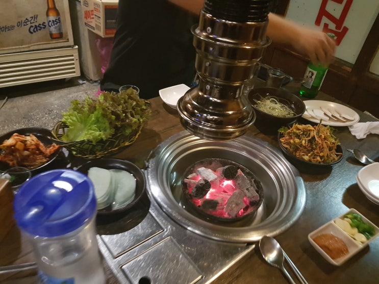  분당 미금 미금역 삼겹살 맛집 추억의 연탄집 ㅋ