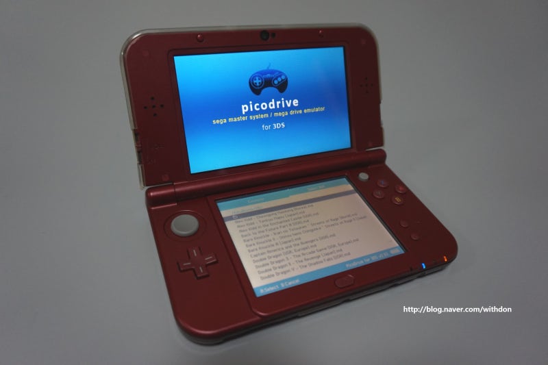 3DS용 메가드라이브 최고 에뮬레이터, PicoDrive의 등장! : 네이버 블로그