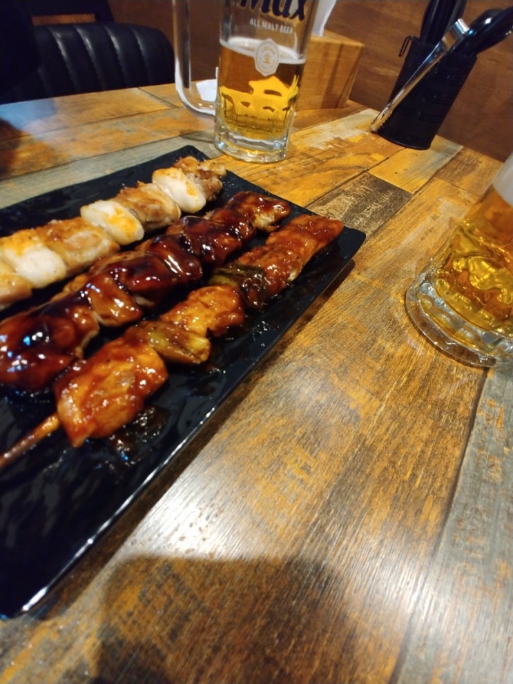  부산 서면 술집 수내닭꼬치, 맥주마시기 딱