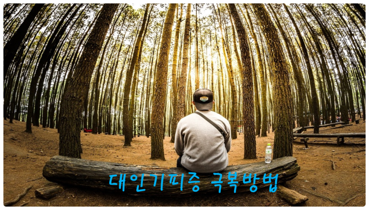  대인기피증 테스트, 증상, 치료, 극복방법