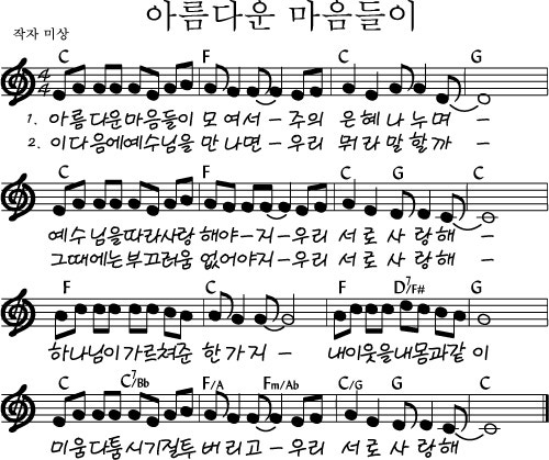 C코드 빠른 찬양 곡 모음(찬양콘티용) : 네이버 블로그