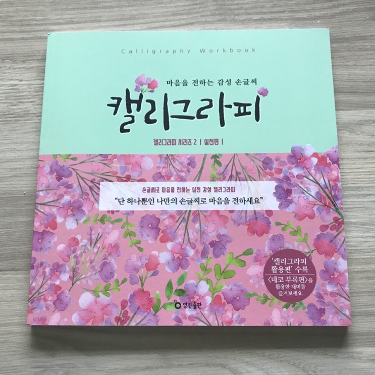  다이소 캘리그라피 책 + 트윈캘리펜 리뷰