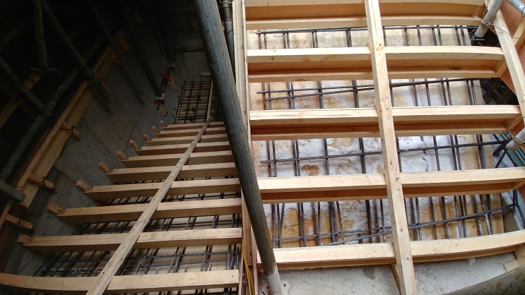 형틀 목수 철근콘크리트 계단거푸집 디테일 철콘조 콘크리트 계단 만들기