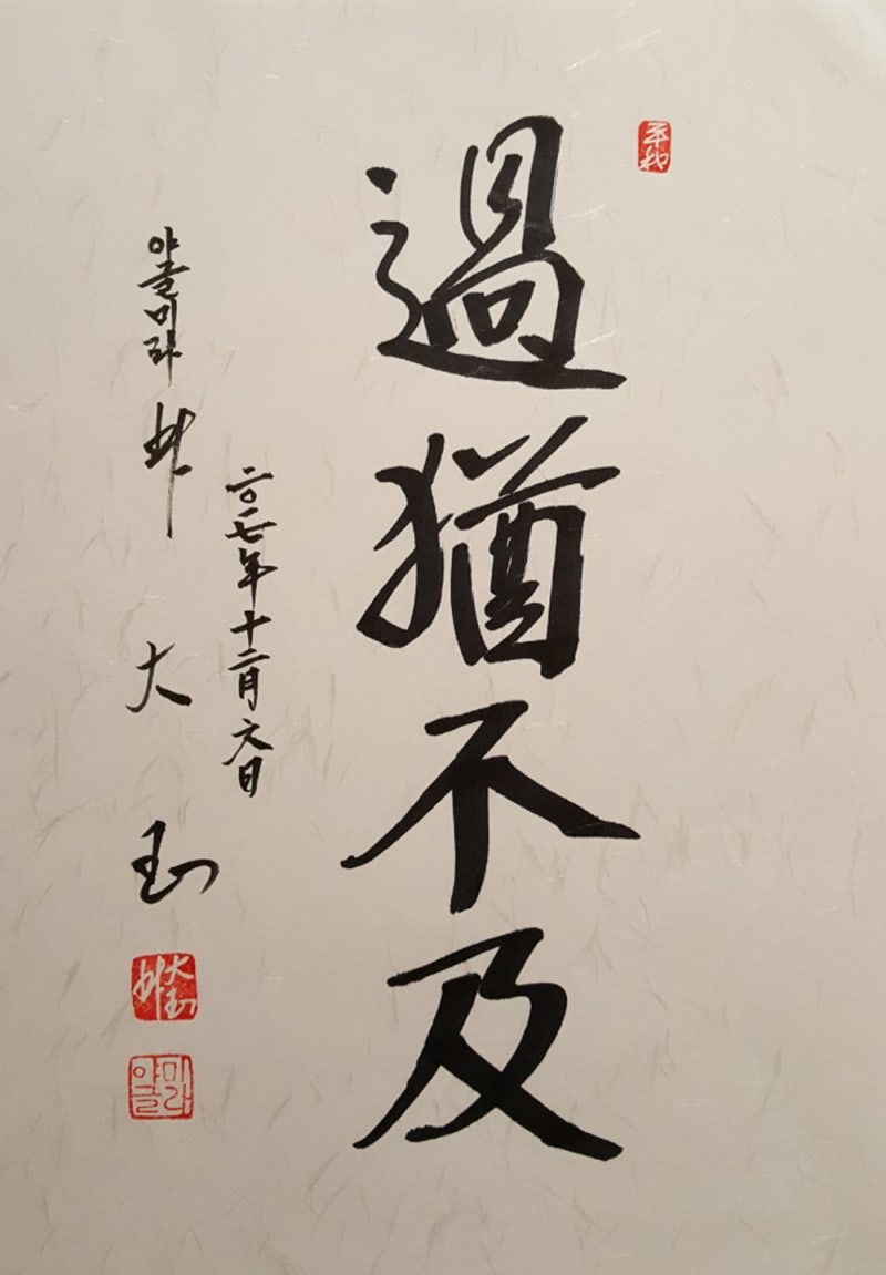 과유불급이란 겸손을 가르치는 사자성어이다. : 네이버 블로그