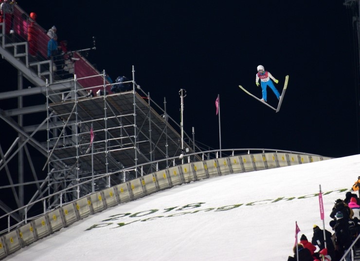 2018 평창동계올림픽 D-1 : 평창올림픽 스타디움과 스키점프 노멀힐 경기