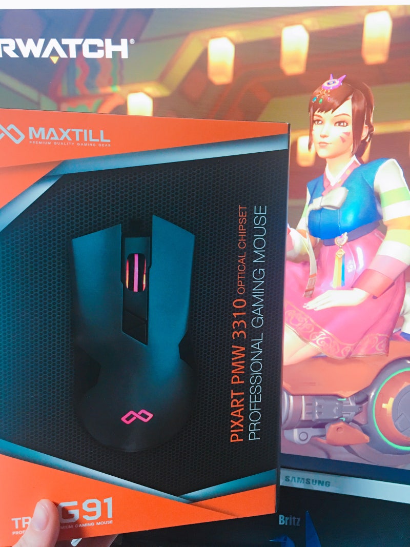 맥스틸 TRON G91리뷰, 오버워치 게이밍마우스 : 네이버 블로그