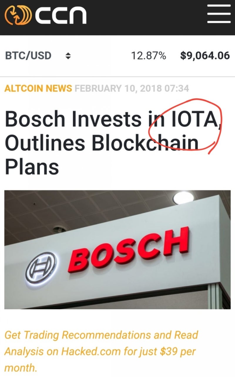 IOTA 아이오타 호재 보쉬 bosch IOTA에 투자 : 네이버 블로그