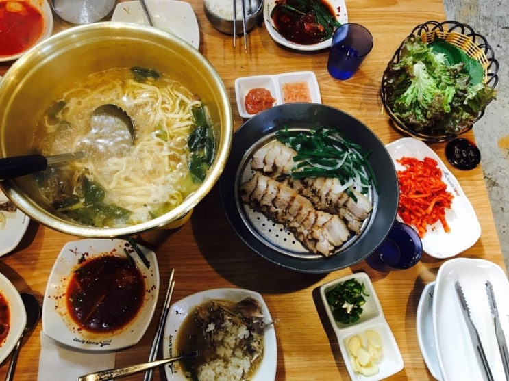  광명 밤일마을 맛집, 광명 가족모임은 수라전통육개장에서 