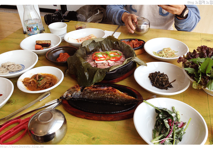  등산 후에 먹는 꿀밥