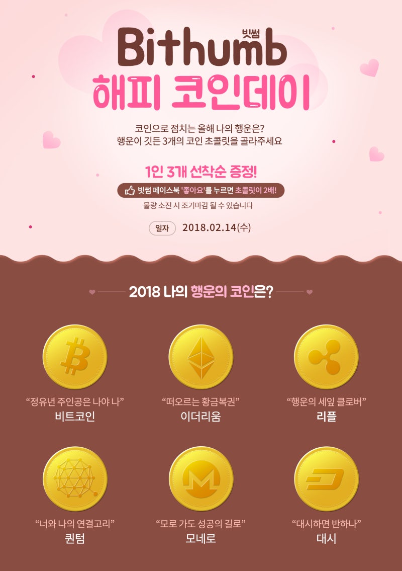 프로모션] 빗썸 해피 코인데이 이벤트 : 네이버 블로그