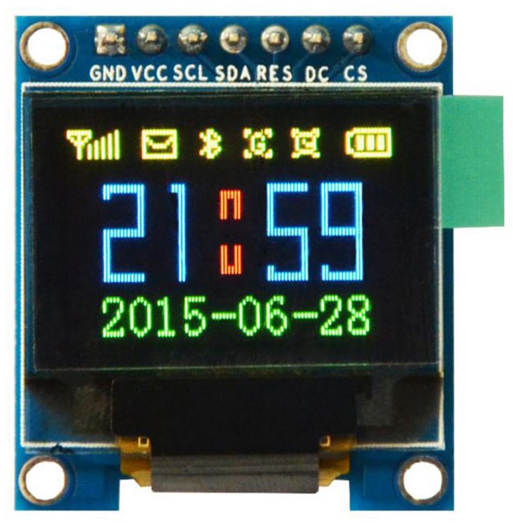 0.95" 7핀 65K 컬러 SSD1331 OLED 디스플레이 0.95" 7핀 65K 컬러 SSD1331 OLED 디스플레이