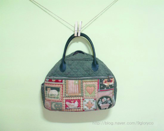  [핸드퀼트]vintage quilt bag-빈티지 퀼트가방