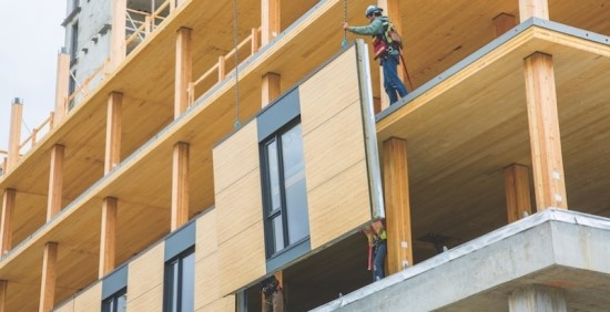 고층 목조건물 건축에 사용되는 DLT(dowel laminated timber) 만드는 법