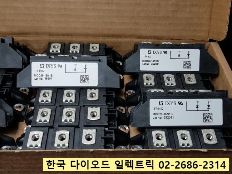  [판매중] IXYS MDD26-16N1B / 다이오드모듈 / MDD26-14N1B / MDD26-12N1B / MDD26-08N1B
