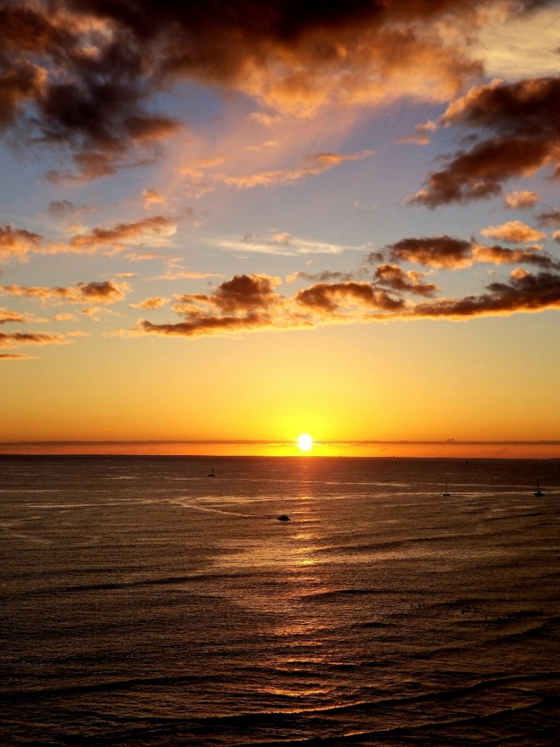 2018 하와이 Hawaii 오아후 Oahu 여행] 너무나 아름다웠던 와이키키의 일몰 : 네이버 블로그, image size:800x1067