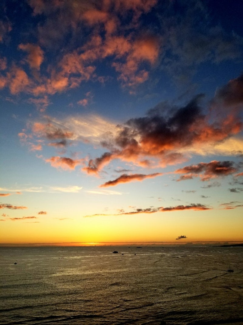 2018 하와이 Hawaii 오아후 Oahu 여행] 너무나 아름다웠던 와이키키의 일몰 : 네이버 블로그, image size:800x1067