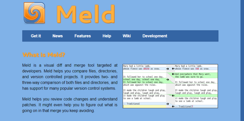 Meld - 파일 또는 폴더 비교 프로그램 : 네이버 블로그