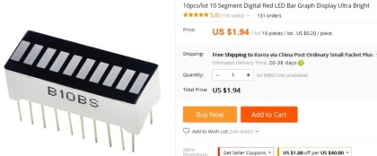 10PCS NUOVA DIP LM3916 LM3916N-1 LM3916 IC Driver Display Dot BAR
