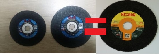  레즈본커팅날 알앤비블랙그라인더날은 같은제품맞습니다! (한국레즈본5인치절단석 한국레즈본4인치절단석) 