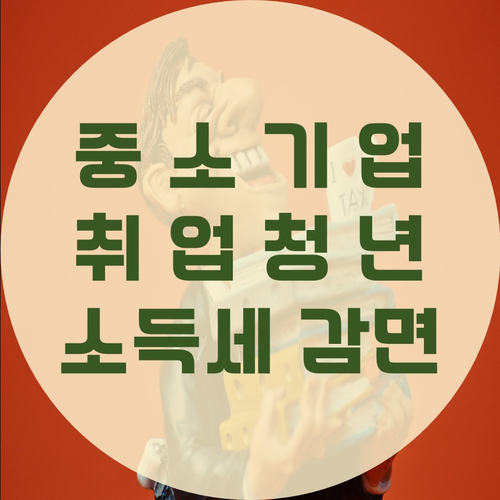  중소기업 청년 소득세 감면제도 알아보기!