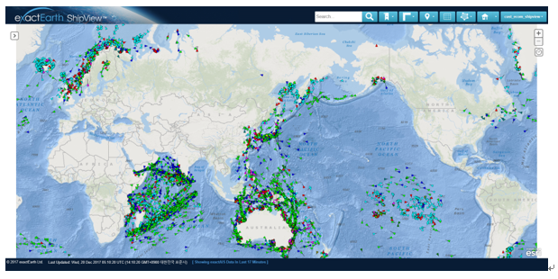  높은 데이터 수신율을 보여주는 ShipView